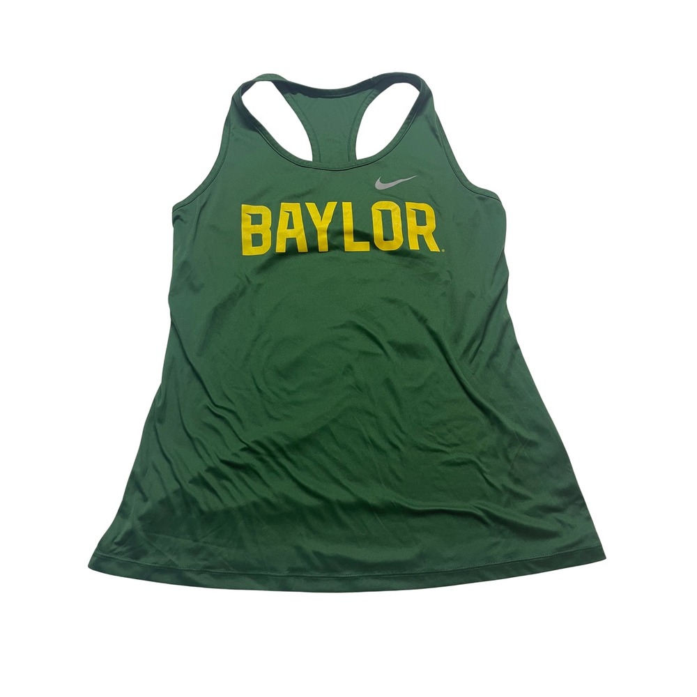 Nike Baylor Bears Green Racerback Tank Top Size Medium 915033-341 0533